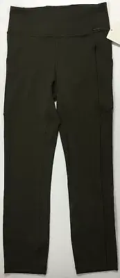 Lululemon Women's Invigorate HR Crop 23” Everlux LW6BDVS DKOV Olive Green Size 4