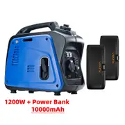 GENTRAX 1.2KW Inverter Generator + 10000mAh Power Bank