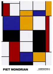 [Namly Design] Poster - Composition A by Piet Mondrian