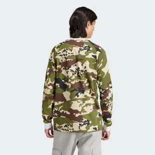 【adidas 愛迪達】上衣 男款 長袖上衣 運動 三葉草 亞規 CAMO LS CALI HF 迷彩 IS2921