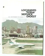 Vtg 1979 Lockheed Tristar Service Digest (Liquid Drain Masts) Issue 34