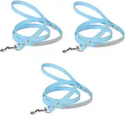 Ipetboom 2pcs Dog Collars for Small Dogs Female Training Dog Collar Heavy Duty Dog Leash Walking Chain for Cats or Dogs Dog Traction Strap Dog Training Leash Walk The Dog Set Puppy