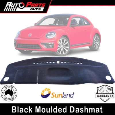 Fits Volkswagen Beetle With Cointray Dash 2013 2014 2015 2016 Black Dashmat* (for: Volkswagen)