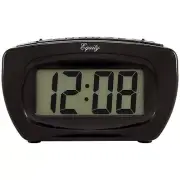 Super Loud Digital LCD Alarm Clock Charcoal