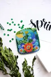 DIY Jewelry making kit "A fish" 3.2"x3.5", Abris Art
