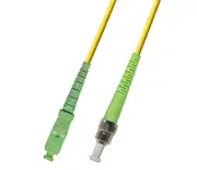 110M (360.8ft) OS2 SC/APC to ST/APC Fiber Optic Cable Simplex Singlemode 9/125