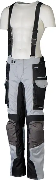 GC Bikewear Arco, textile pants waterproof , color: Light Grey/Grey/Black , size: Short L