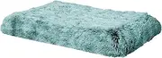 PaWz Dog Mat Pet Cat Calming Bed with Memory Foam Orthopaedic Removable Washable Cover Large, Green, Anti-Slip Waterproof Underside Memory Cotton Puppy Pads, Sofa Dog Mat with Zipper Machine Washable