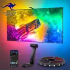 Envisual TV LED Backlight T2 with Dual Cameras, 11.8Ft RGBIC Wi-Fi LED Strip