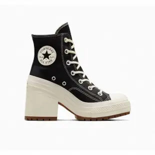 【CONVERSE】Chuck 70 De Luxe Heel 帆布鞋 增高 男女鞋 黑(A05347C)