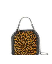 STELLA MCCARTNEY Falabella Mini $1275 Leopard Print Tote Bag New And Authentic