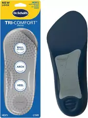 Dr. Scholl’S Tri-Comfort Insoles // Comfort for Heel Arch and Ball of Foot with