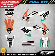 Full Graphics, custom kit stickers fits KTM 50 2016 - 2019 models UNITY STYLE