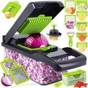 14-in-1 Multifunctional Vegetable Chopper and Slicer - Pro Onion Chopper with 8