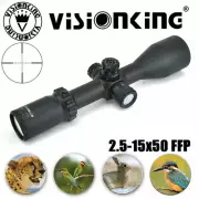Visionking 2.5-15x50 FFP Rifle Scope Hunting First Focal Plane 30mm Tactical