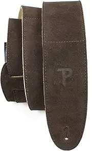 Perris Leathers DL325S-201 2.5-Inch Soft Suede Guitar Strap with Sheep Skin Pad