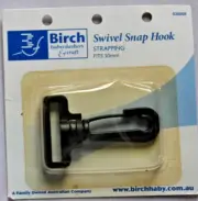 2 x Birch Swivel Snap Hooks - Fits 30mm Strapping