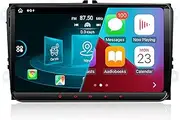 NUOTIAN DAB + Android 13 Car Radio for VW Golf 5 6, T5, Polo 6R, VW Radio, 4GB+64GB CarPlay, Android Car, Navi, Bluetooth, WiFi, USB, FM, SD, RCA, Supports Optional, OBD, TPMS