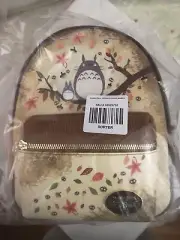 Studio Ghibli My Neighbor Totoro Fall Leaves Brown Mini Backpack