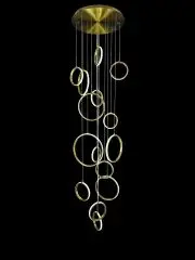 Delessi Delessi Bolla 15LT Ring Pendant Light - Tri-Colour -Gold