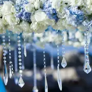 Octagon Beads Chandelier Lighting Hook Chain Garland Transparent 14/16mm