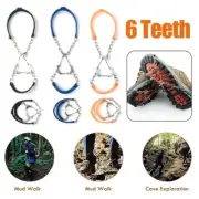 Anti Slip Steel Ice Gripper Crampons Cleats Chain New Shoe Spikes Hiking