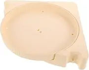 MOBUTOFU Bathroom Wall Shelf Rotating Spice Jar Stand Corner Floating Shelf Wall Storage Rack No Drill