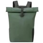 Delsey Turenne Soft Rolltop 15" Laptop Backpack with RFID - Green