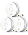 Hardwired Interconnected Smoke Detector Carbon Monoxide Detector Combo with 2...