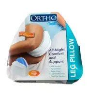 ORTHO By Contour Memory Foam Leg Pillow Washable Cover Comfort &Support