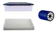 Engine Oil Air Paper Cabin Filter Kit ACDelco PRO for Ford F-150 15-19 5.0L V8 (for: Ford)