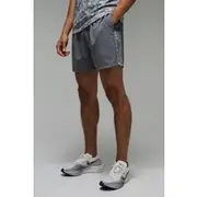 Mens Charcoal Man Active Stretch Woven 5inch Shorts