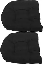 Levemolo Ergonomic Rattan Chair Cushion Thick Garden Cushions Fixing Strips Comfortable Outdoor Seat