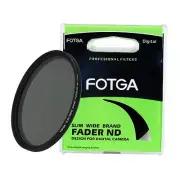 FOTGA 49mm Slim Fader Variable ND Filter Neutral Density ND2 ~ ND400 ND8/100