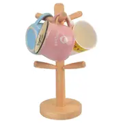 Wooden Mug Stand Tea Coffee Cup Holder Tree Shape Storage Display Rack Kitchen