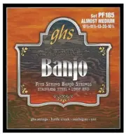 GHS Pro Banjo Strings PF185ML Stainless Steel Loop End 10.5-11.5-13-20-10.5 *