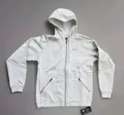 Oakley Full Zip Hydrophobic Hood Jacket Men L Performance Fit Polar Fleece Lined