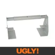 VCR/DVD Bracket to suit CRT TV Wall Mount SILVER