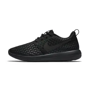 Nike Roshe Two Flyknit 365 菱格紋編織慢跑鞋 859535 001 黑