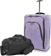 [CUQOO] AVIO 39L Trolley Cabin Bag - 50 x 35 x 20cm Wheeled Backpack | Carry-Ons Cabin Backpacks for Airplanes | Cabin Size Travel Bag for EasyJet | Waterproof Rolling Laptop Bag | Multipurpose Trolley Bag