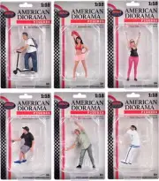 Figure18 Series 2 6 piece Figure Set for 1/18 Scale Models by American Diorama