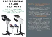 Professional Ultrasonic Micro Nano LED Ozone Mist Steamer for DRY DAMAGED Hair