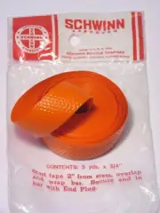 SCHWINN HUNT-WILDE KOOL ORANGE 09 064 FLEXON VINYL HANDLEBAR TAPE NEW NOS