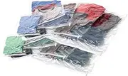 [Samsonite] Compression Packing Bags, Clear, 12-Piece Kit (2-Pouch/4-Carry-On/4-Large/2-X-Large, Compression Packing Bags