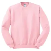 Jerzees NuBlend 50/50 Crew Neck Pullover Sweatshirt Little Kids Style : 562BR L