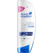 Head & Shoulders Clean & Balanced Anti Dandruff Conditioner for Clean Scalp 400mL