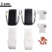 Convenient Ceiling Fan Remote Control Kit Easy Installation English Marked Keys