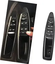 Rynplex Car Window Switch, for Citroen, for C4 Window Switch Car Front Left Master Electric Power Control Switch With Rearview Mirror Buttons 9651464577 6554.HA Electric Power Window Switch Rearview M