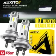 AUXITO H7 CANBUS LED Headlight Kit Replace HID Halogen Light Bulb 6500K White