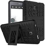[Maomi] Samsung Galaxy Tab A 7.0 Case 2016 Release (SM-T280/T285),[Kickstand Feature],Shock-Absorption/High Impact Resistant Heavy Duty Armor Defender Case For Samsung Tab A 7 Inch Tablet (Black)